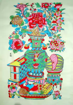 Wuqiang woodcut New Year picture 