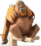 Full 68 Zoo Orangutan Monkey model Mô hình giấy thủ công 3D có hướng dẫn bằng giấy 	mô hình gấp giấy