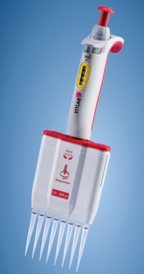 德国VITLAB 整只灭菌8道排枪移液器 德国原装进口排枪