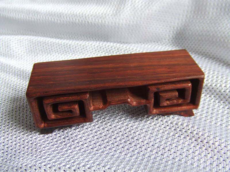 Red wood handicraft miniature bou ancient rack red and sour branches innate