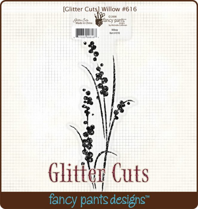 Fancy Pants Glitter Acrylic Accessory 616