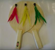 Board badminton racket Three-wool ball boards plums three wool boards RMB19  A pair delivered with 3 balls