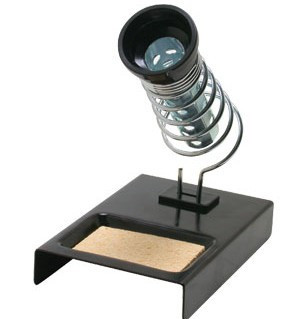 Real Beneficial Electric Iron Holder Metal Clarinet Iron Holder Light Poop Type Soldering Iron Stand For High Temperature Sea Cotton