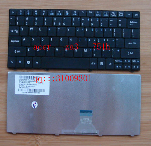 ACER ASPIRE ONE ZA3 751H New original keyboard