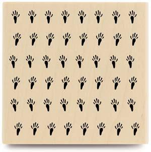 @Stampabilities House-Mouse series wood seal * stamp G1055 rat paw print-Taobao