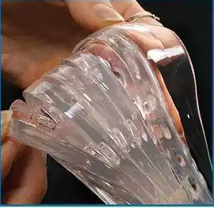 5-layer silicone transparent heightening pad 5-layer inner-heightened insole invisible shock absorber 5-layer heightened pad heightened half-pad