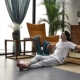 Bắc Ouwu bàn cà phê thủy tinh gỗ vàng góc một vài mới đồ gỗ vững chắc của Trung Quốc tối giản sofa phòng khách phía một vài một số đảng - Bàn trà bàn sofa gỗ sồi Bàn trà