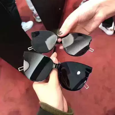 2020 round face Joker anti UV temperament has fan polarized sunsun glasses sunglasses female seaside sunglasses