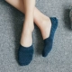 Bạc hành tây vớ bạc sáng ngọc trai retro nữ cotton nông miệng vô hình silicone chống trượt Nhật Bản vớ đậu