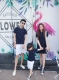 Trang phục dành cho phụ huynh và trẻ em 2019 Áo phông thời trang đơn giản Một gia đình có ba trẻ em áo thun ngắn tay cotton áo thun cotton - Trang phục dành cho cha mẹ và con