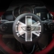 BMW mini mini Cooper F55 / F56 F60 vô lăng dán cờ gạo dán 3D trang trí nội thất xe - Truy cập ô tô bên ngoài Truy cập ô tô bên ngoài