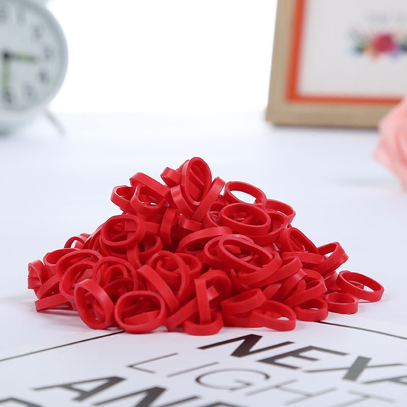 Band special rubber band wiped rubber band tied vegetable red rubber band red rubber band red rubber ring many kinds