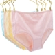 Đồ lót nữ đóng hộp Luohua cotton cao eo co giãn túi cotton hông màu rắn thoáng khí kích thước lớn boxer nhỏ