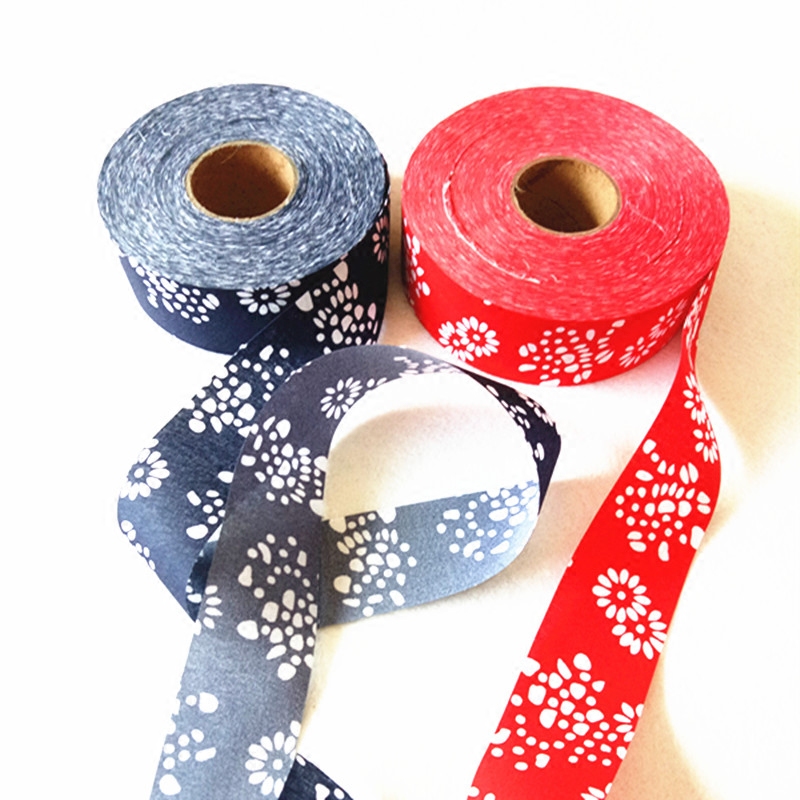 Kindergarten Environment Creation Materials China Wind Green Flower Porcelain Wall Arrangement DIY Green Flower Strip Decoration Items