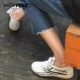 Xiaofeili feiyue phiên bản tiếng Pháp của sinh viên theo dõi và lĩnh vực vải thể thao mặc giày mùa thu 2018 màu trắng cho nam và nữ