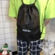 GASTN tự làm nhãn lưới nylon dây rút mùa hè ba lô túi đeo vai mát mẻ đường phố 蹦 di nam và nữ ba lô