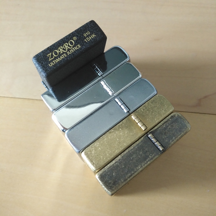 ZORRO Suluo kerosene lighter 910 replica model 4-lobe hinge smooth ice machine multi-color selection gift