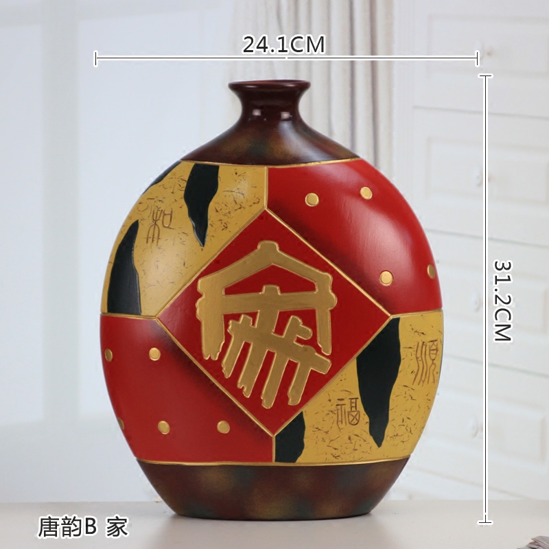Creative hand draw Chinese style household adornment rich ancient frame antique sitting room is worn furnishing articles TV ark, ceramic arts and crafts