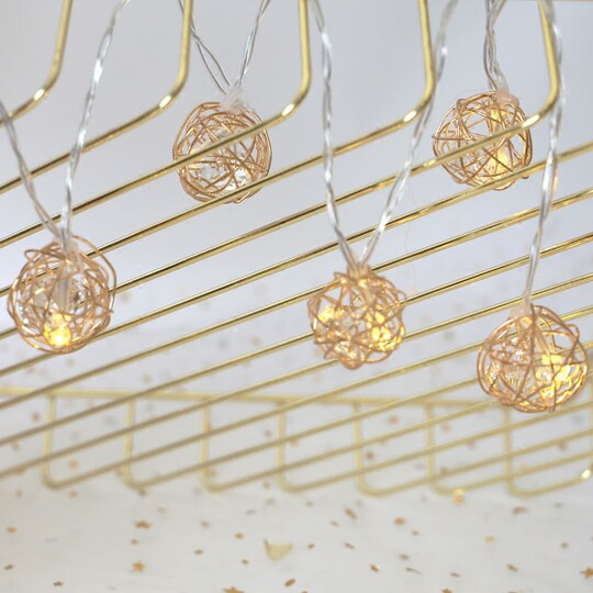 Hollow diamond LED small lights flashing string lights ins same style room layout bedroom decoration girly bedroom