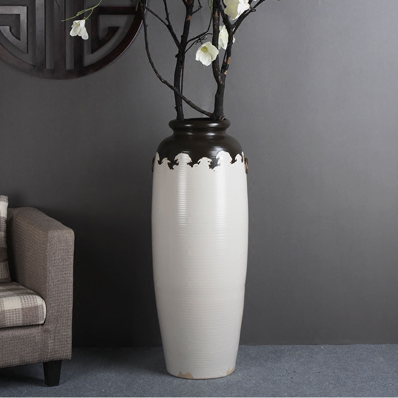 Creative ceramic up of large vase decoration to the hotel club stores garden furnishing articles between example household