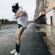 Hàn Quốc Harajuku noafterparty ống xu hướng trượt ván thể thao sọc quá khổ nam và nữ vớ cotton