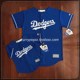 MLB Major League Baseball Youth embroidery style Los Angeles Dodgers couple parent-child baseball uniform