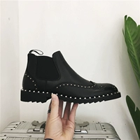 Giày nam mùa đông Xu hướng Hàn Quốc Giày bốt Anh giầy boot nam