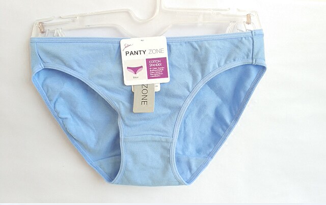 597 Thailand sabina stretch low-waist briefs, comfortable cotton pink blue purple three colors