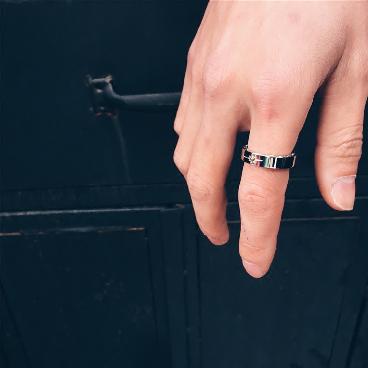 Bague mixte OTHER   en Acier au titane - Ref 3087882 Image 3