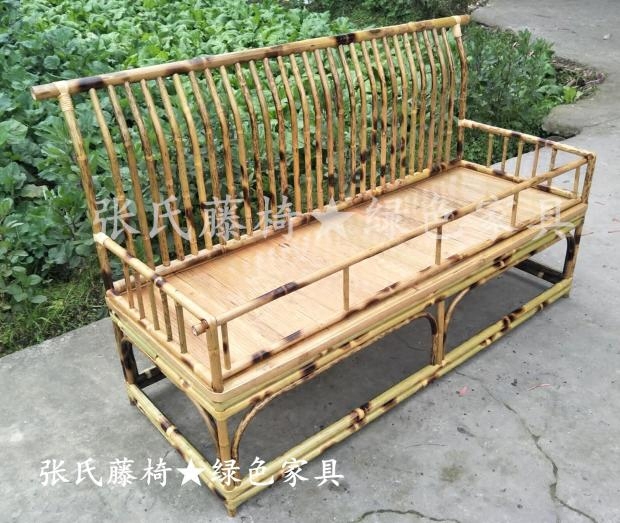 Zhang's rattan chair bamboo furniture four-person Taishi chair armrest chair baby seat sleeping chair children's bamboo bed