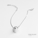 Chuông gió vòng chân nữ chuông bạc sterling Nhật Bản và Hàn Quốc của sinh viên giản dị retro Sen mới của bạn gái có một giọng nói chữ vòng chân Vòng chân