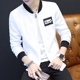 Áo len mùa thu cardigan phù hợp với nam giới Hàn Quốc Slim Thanh niên Áo khoác mỏng dành cho nam áo bomber nam hàng hiệu Đồng phục bóng chày