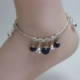 Nhảy múa vòng chân chuông bạc Tây Tạng nữ phiên bản Hàn Quốc của phong cách dân tộc retro đơn giản retro thời trang nam handmade Sen sinh viên lắc chân đẹp độc Vòng chân