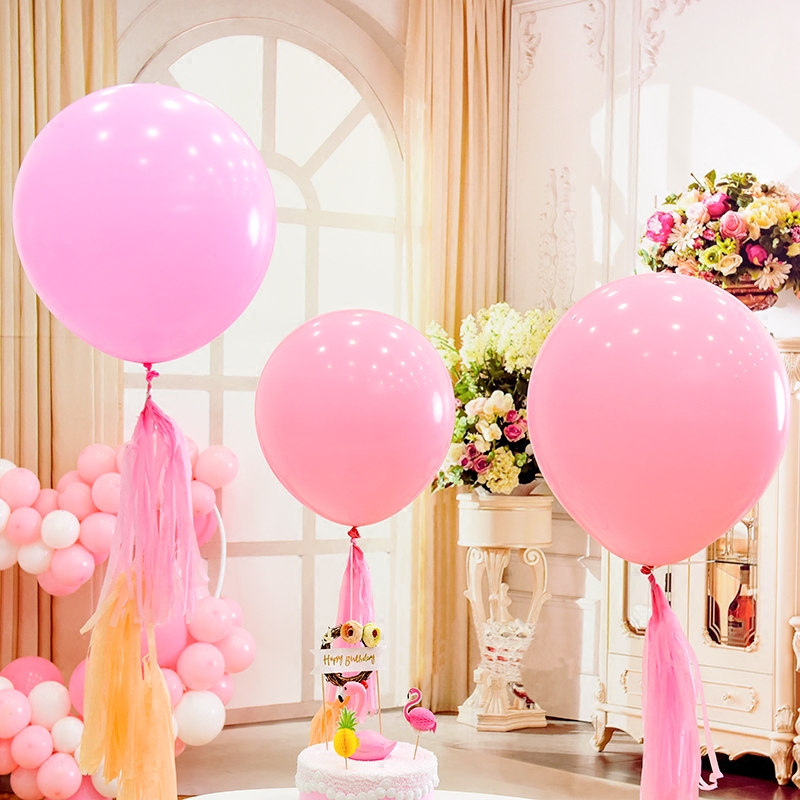 Large thick round 16 inch latex balloon creative wedding room decoration birthday party decoration photo props