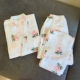 Bộ đồ ngủ cotton nữ mùa xuân và mùa thu đôi gạc tay ngắn Quần kimono Nhật Bản dễ thương phục vụ nhà phù hợp với phần mỏng mùa hè áo choàng ngủ Giống cái