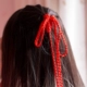 Phong cách cổ xưa Hanfu trang phục dây tóc tua rua đầu đỏ dây Phần dài cung đai vành đai tóc phụ kiện tóc phụ kiện tóc phụ kiện tóc trẻ em Phụ kiện tóc