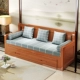 Rắn gỗ giường sofa có thể gập lại căn hộ nhỏ đa năng 1,2m den văng 1,5 1,8 phòng khách đúp - Ghế sô pha ghế sofa thông minh Ghế sô pha