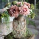 Mỹ nước thủy tinh lọ nến vườn sân vườn trang trí nhà handmade dây gai dầu dệt treo nước hoa - Vase / Bồn hoa & Kệ Vase / Bồn hoa & Kệ