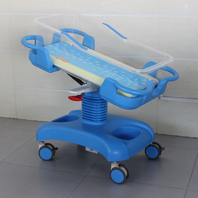 Hospital anti-overflow milk medical lifting crib cart cart bed confinement center club abs nursing bed newborn