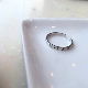 VF tùy chỉnh 925 sterling bạc tốt Hy Lạp nhẫn nhẫn điều chỉnh mở bạc Thái Lan nhẫn đôi bạc Nhẫn