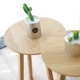 Nội thất nguyên bản sofa gỗ óc chó bên một số bàn trà nhỏ Bắc Âu góc hoa đứng kiểu Nhật - Bàn trà bàn gỗ giá rẻ Bàn trà