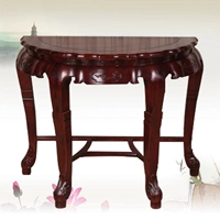 Bàn ghế gỗ gụ Trung Quốc gỗ hồng mộc hình bán nguyệt bàn nửa lưỡi liềm nửa bàn điều khiển gỗ rắn Đài Loan nửa mặt trăng bàn vài mặt - Bàn / Bàn bàn gỗ hiện đại