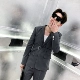 Bộ đồ vest nhỏ nam 2018 mùa thu mới của Anh gió thời trang retro kiểu tóc mỏng phù hợp với bộ đồ hai mảnh