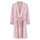 Bộ đồ ngủ dài tay Hàn Quốc áo dài nữ mùa thu dày, sọc rộng XL pijama nam Night Robe
