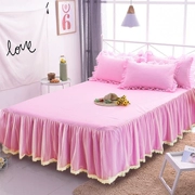 Mùa hè ren bedspread giường váy một mảnh giường 1.8m bảo vệ 1.2 / 1.5 đơn hoặc kép bụi che chúa gió - Váy Petti