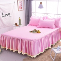 Mùa hè ren bedspread giường váy một mảnh giường 1.8m bảo vệ 1.2 / 1.5 đơn hoặc kép bụi che chúa gió - Váy Petti 	chân váy giường
