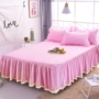 Mùa hè ren bedspread giường váy một mảnh giường 1.8m bảo vệ 1.2 / 1.5 đơn hoặc kép bụi che chúa gió - Váy Petti 	chân váy giường