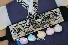 Пояс 【荷花韩服】韩国原装进口儿童腰带/周岁生日用品/韩服腰带h-xh03 Huo Liyuan