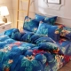 Phim hoạt hình giường nhung san hô gồm bốn tấm flannel mùa đông dày