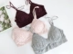 Sexy ren làm đẹp trở lại bralette không có vành tam giác thoải mái không nút áo ngực phù hợp với quần lót phụ nữ mùa hè - Bộ đồ lót